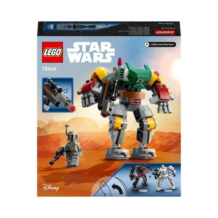 LEGO® Star Wars 75369 Le Robot Boba Fett, Figurine à Construire avec Blaster Lance-Tenons et Jetpack-5