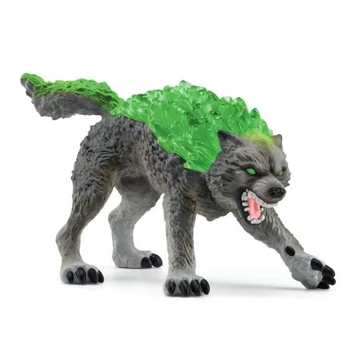 Figurine Loup de Pierre - Jouet pour Enfant de 7 ans - SCHLEICH 70153 Eldrador-0