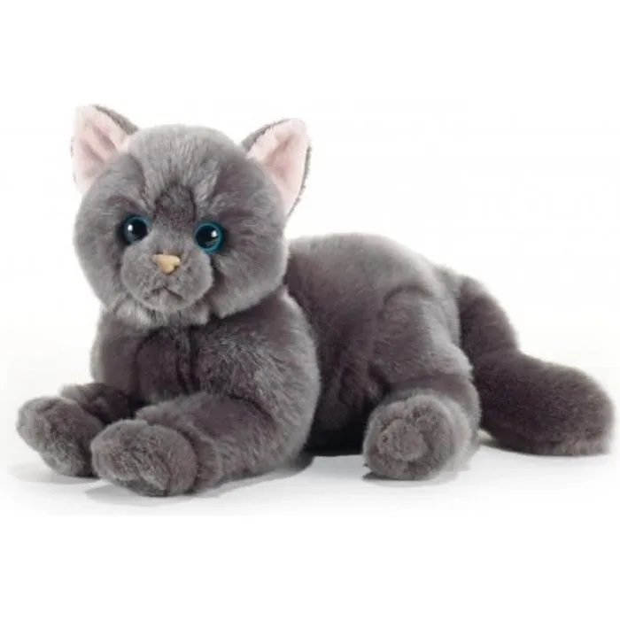 Peluche - Plush & Company - Chat gris - 32 cm - Pour enfants - Mixte-0