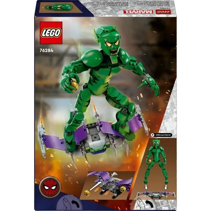 LEGO® Marvel 76284 Figurine du Bouffon Vert à Construire Jouet Enfant Super-héros-5