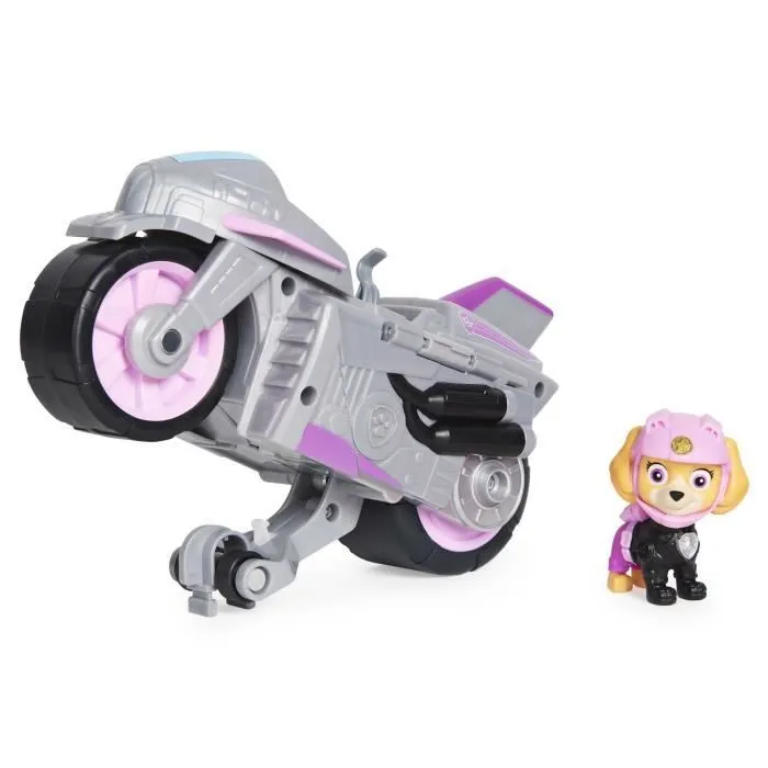LA PAT' PATROUILLE-6059253 PAW PATROL, DELUXE VEHICLE PUPS, MOTO À RÉT-1