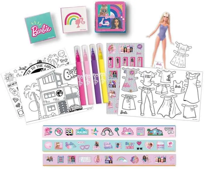 Barbie creative set create outfits + markers-2