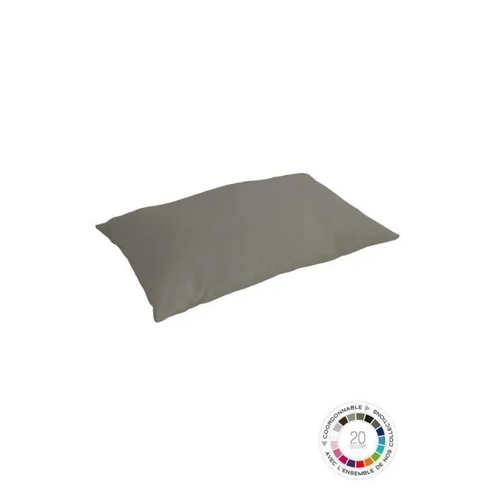 Taie d'oreiller gris anthracite-0