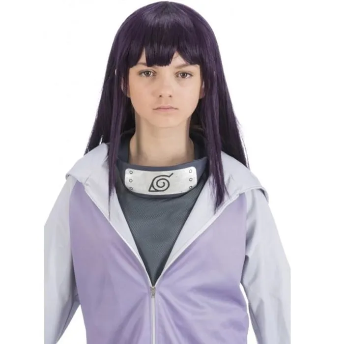 Déguisement Hinata Naruto Shippuden Fille 7/8 ans - Violet - Costume de kunoichi facile à utiliser-3