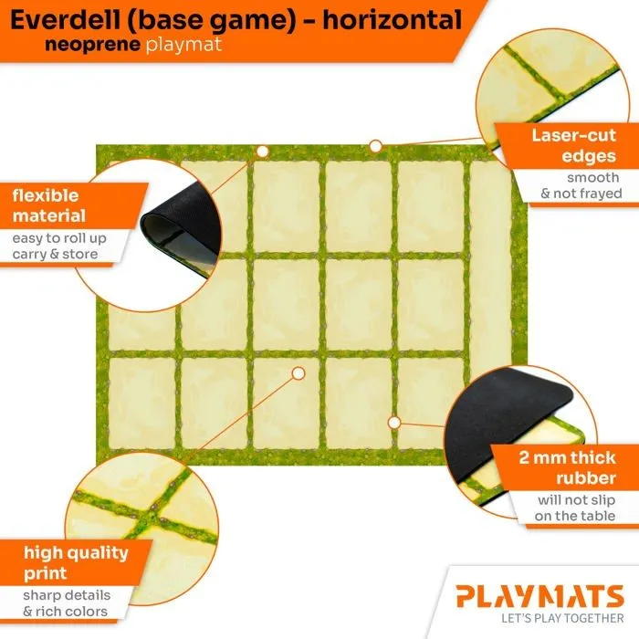 Tapis pour puzzle Playmats - P006 - Everdell Tapis en Caoutchouc pour Jeu de société, , 12'' x 17'' / 31 cm x 42 cm-1