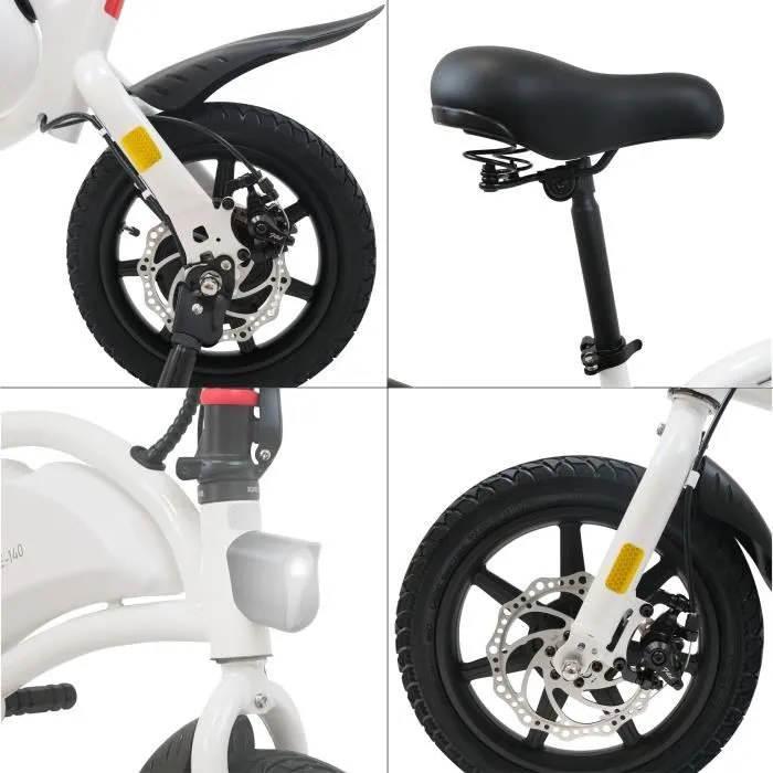 Draisienne électrique - URBANGLIDE - BIKE 140 WHITE - 36V - 350W - Pneus 14" - Autonomie 18KM - Vitesse max 25KM/h-7