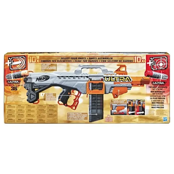 Blaster à fléchettes - NERF - Ultra Select - Distance et précision - 20 fléchettes incluses-2