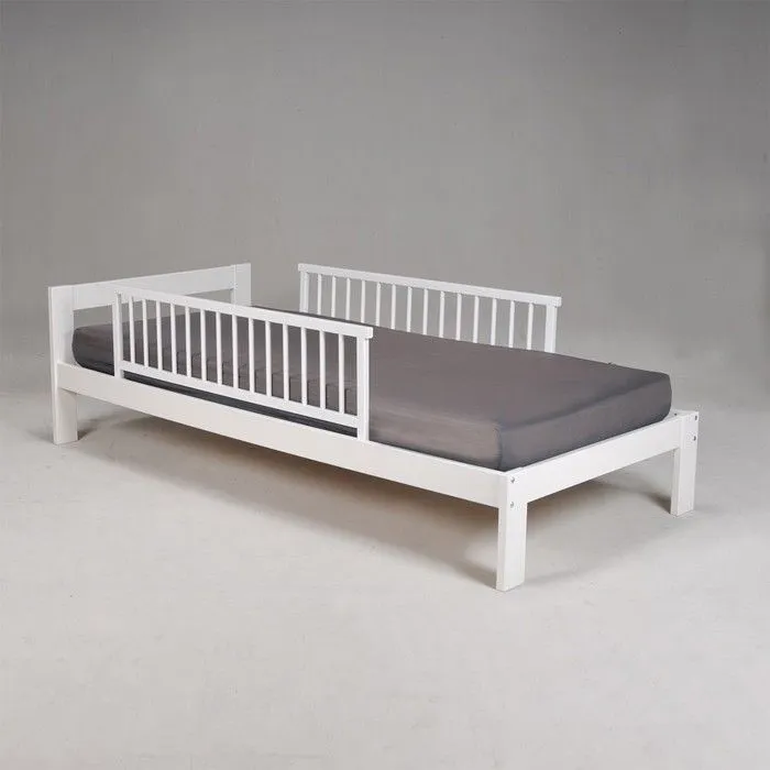 Barrière de Lit Pliante - WEBER INDUSTRIES - Hêtre Massif Laqué Blanc - Bébé - Mixte-3