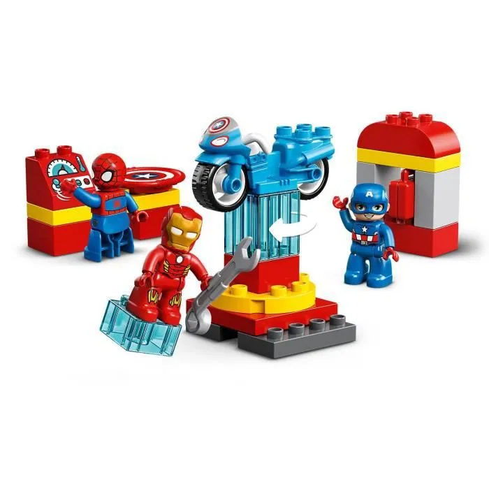 Jouet de construction - LEGO® - 10921 - DUPLO - Labo des Super-Héros - Iron Man et Spider-Man-2
