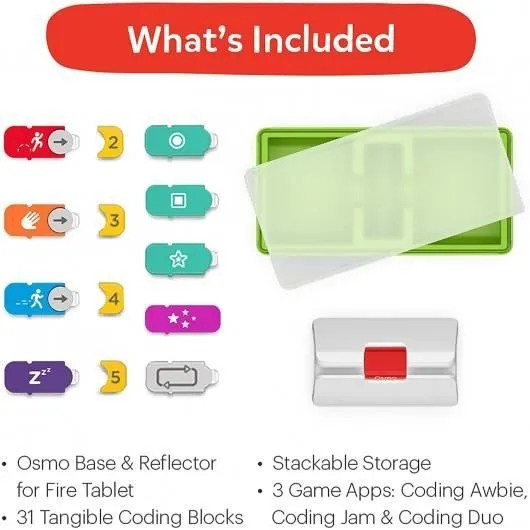 Kit éducatif - OSMO - Coding Starter Kit - 3 jeux interactifs - Pour enfants de 5 à 12 ans - Multicolore-1