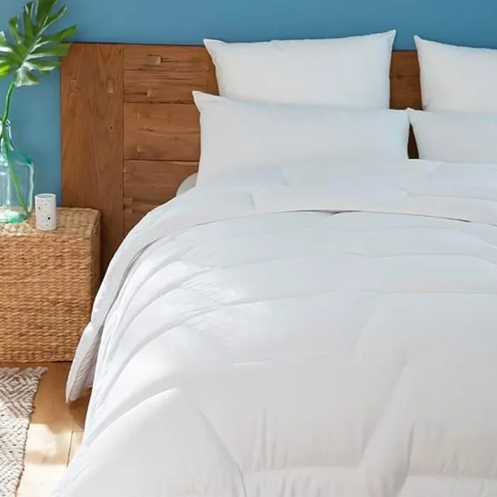 Couette de lit écologique coton bio blanc ABEIL - 220x240 - 300 g/m2-3