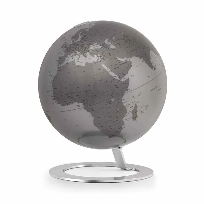 Globe terrestre lumineux Iglobe Ø 25 cm - Argent-0