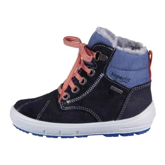 Chaussures SUPERFIT Groovy Noir - Mixte/Enfant - Lacets - Plat - Synthétique-1