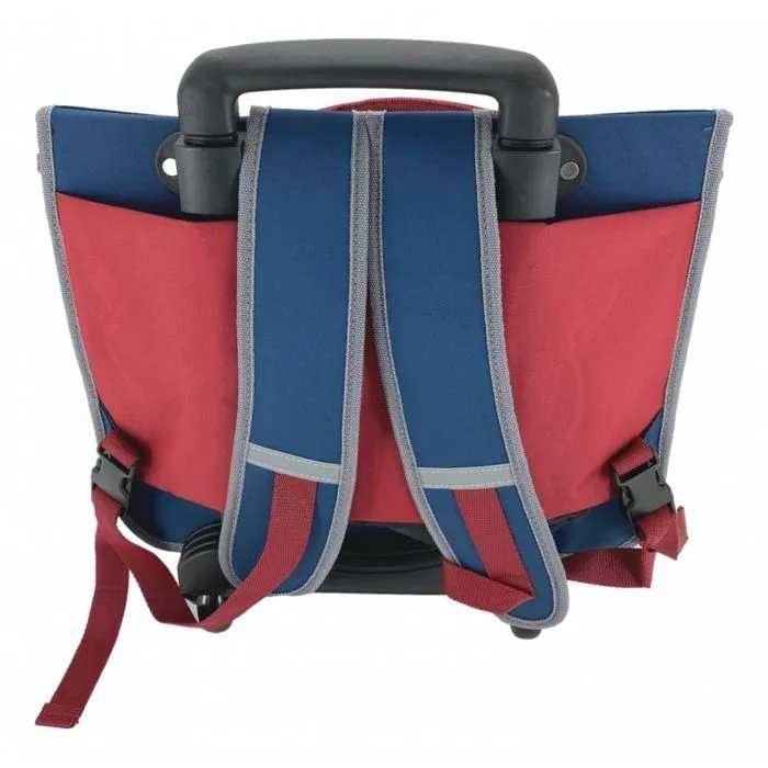 Cartable scolaire avec trolley + trousse offerte "Workids"-4
