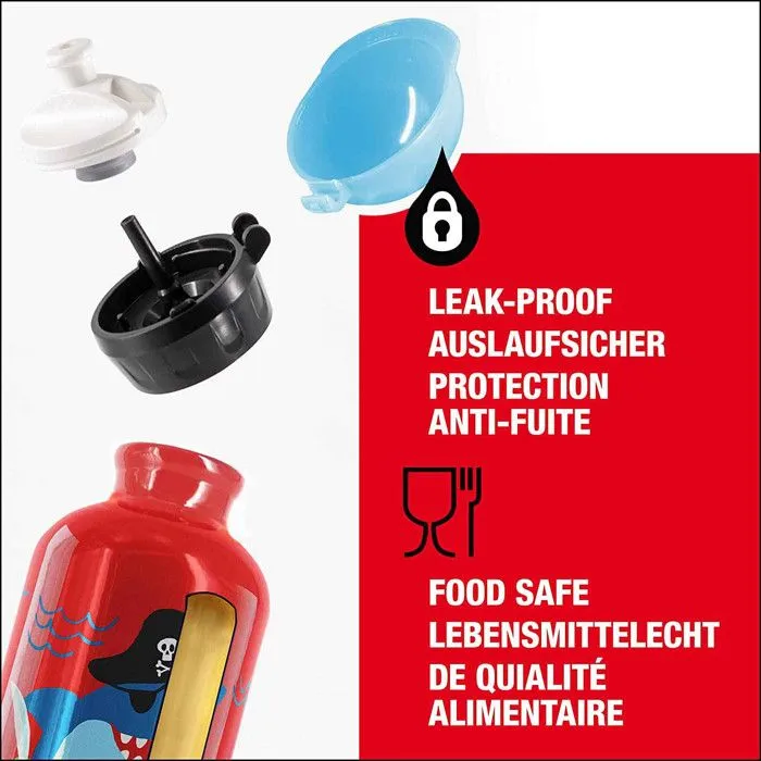 Gourde - Sigg - Requin - 400ml - Aluminium recyclable - Anti-éclaboussures-4