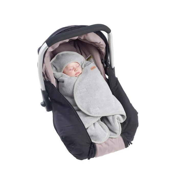 Babynomade® double polaire Gris chiné-3