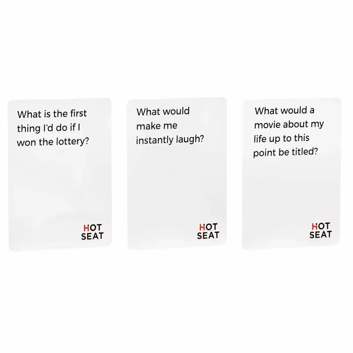 Jeu de societe - jeu de plateau Hot seat - 39685 - The Adult Party Game About Your Friends [Version Anglaise]-1