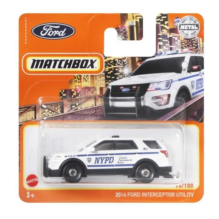 MATCHBOXVéhicule Réaliste (modèle aléatoire) - Petite Voiture - 3 ans et + Mattel - C0859-4