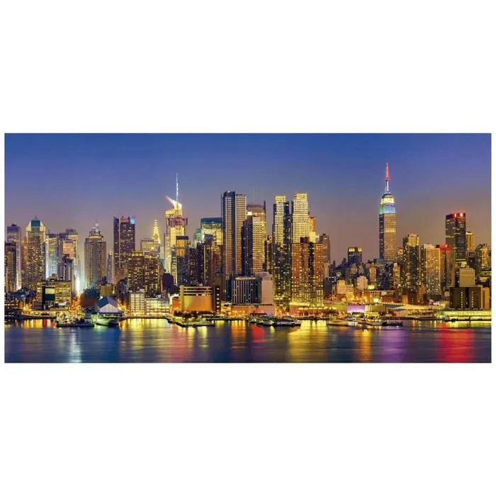 Puzzle 3000 pièces panoramique : New York Skyline Panorama-0