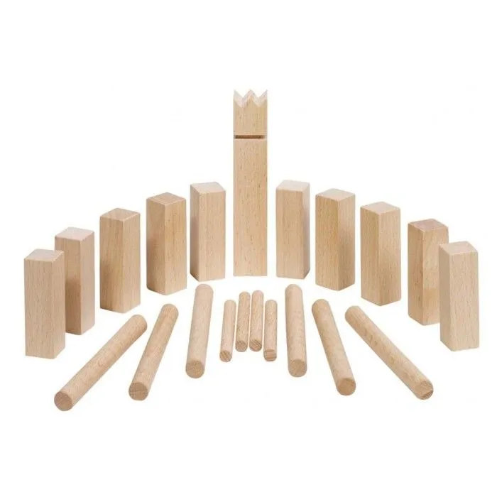 Jeu d'échec des Vikings «Kubb» Deluxe-1