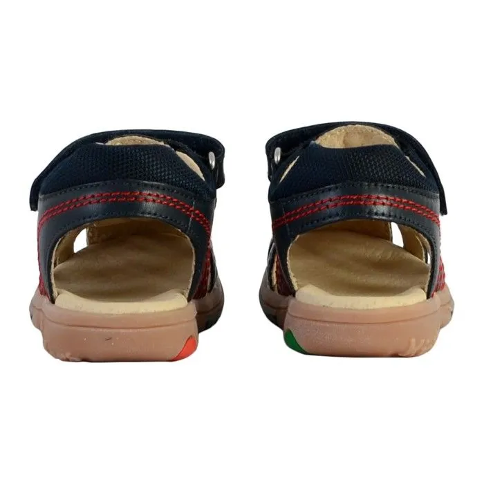 Sandales - KICKERS - Platinium - Cuir - Bleu - Scratch-3