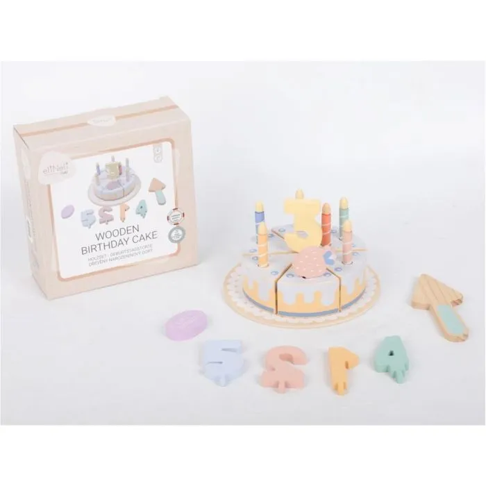 Gâteau d'anniversaire en bois-2