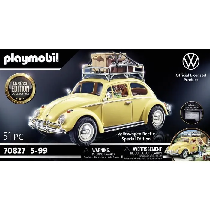 PLAYMOBIL 70827 - Volkswagen Coccinelle - Edition spéciale - Classic Cars-1