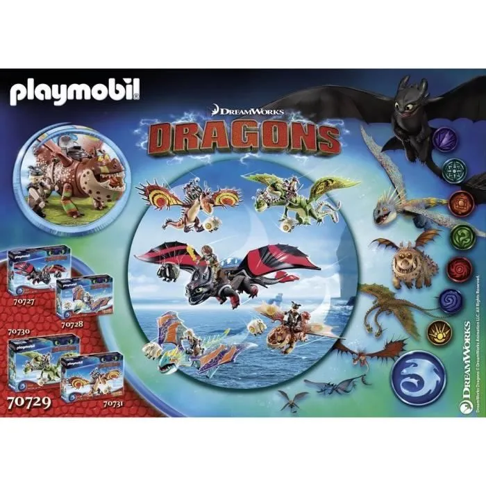 PLAYMOBIL - Dragon Racing - Varek et Bouledogre - 4 ans - Mixte - Enfant-3