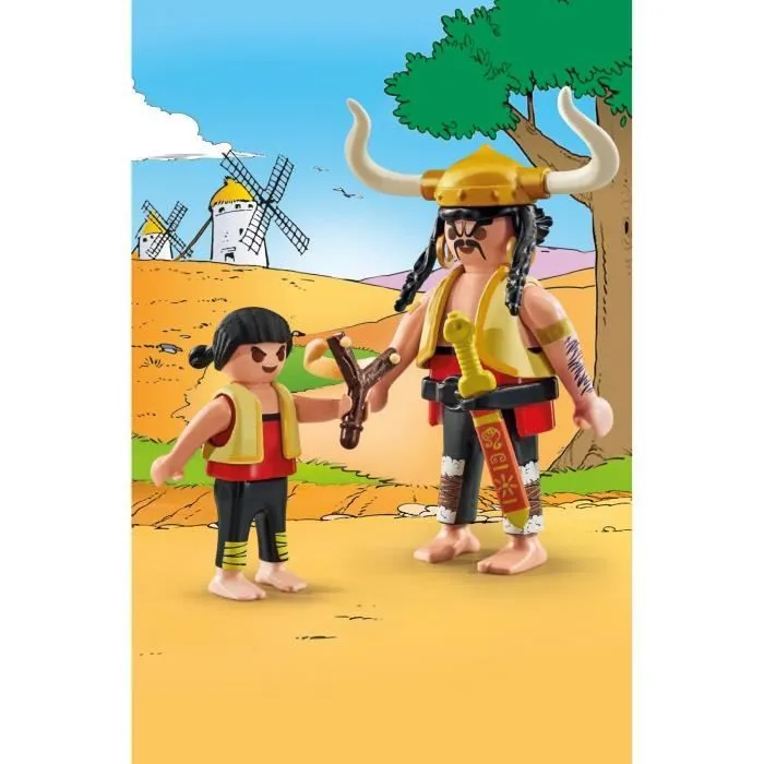 PLAYMOBIL 71545 Soupalognon y Crouton et Pepe, Personnages d'Astérix, Dès 5 ans-1