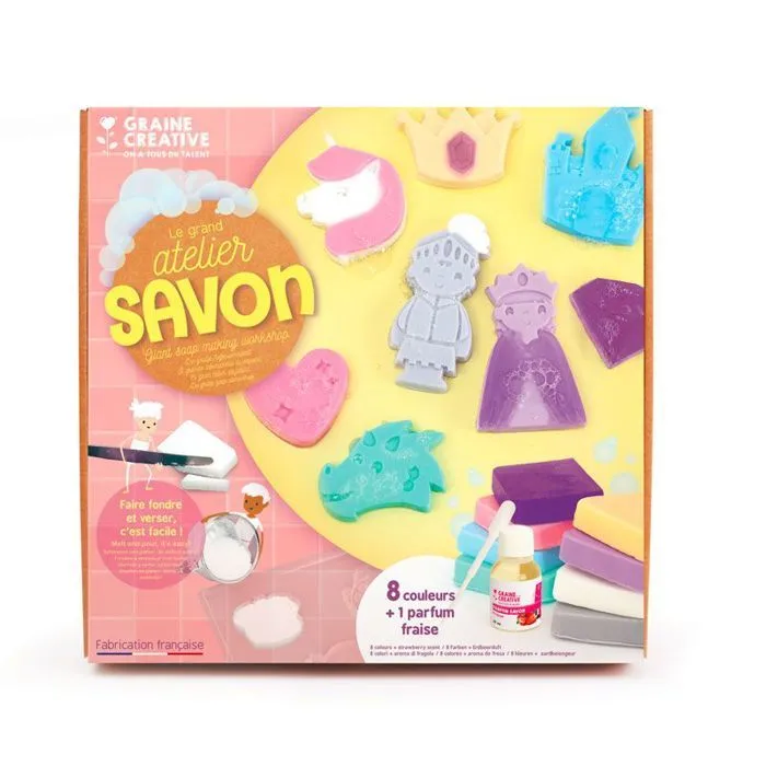 Kit Créatif - Le grand atelier savon - Conte de fée-1