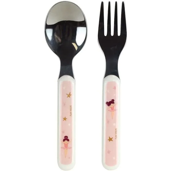 BALLERINE ENSEMBLE COUVERTS INOX (FOURCHETTE, CUILLERE)-0