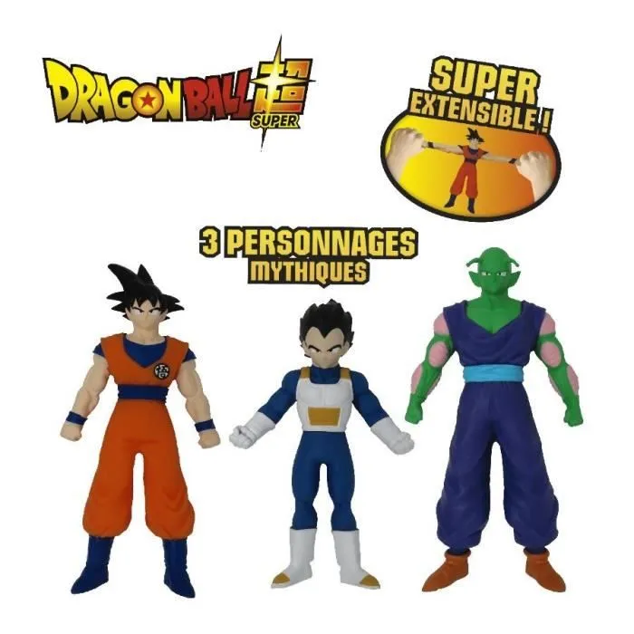 Figurine extensible DRAGON BALL - Pack de 3 - MONSTER FLEX-7