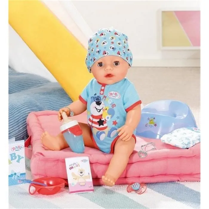 Poupée Baby Born Magic Boy 43cm - Zapf Creation - Yeux qui s'ouvrent et se ferment - Accessoires inclus-0