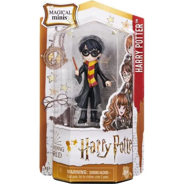 Figurine Harry Potter Magical Minis - SPIN MASTER - 6062061 - 8 cm articulée + fiche collection-0