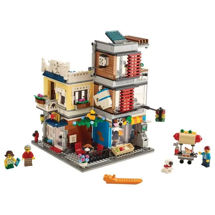 LEGO® Creator 31097 L’animalerie et le café-1