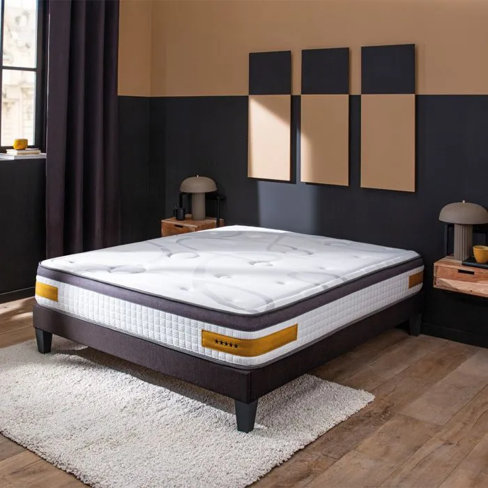 Matelas Mousse Linkoping 140x200 cm Accueil Mémoire de forme Soutien Ferme-2