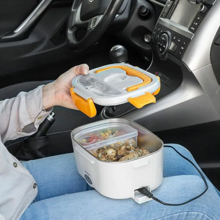 Boîte à Repas Électrique - Lunffi - InnovaGoods - 1,5 L - Acier inoxydable - Pliable-2