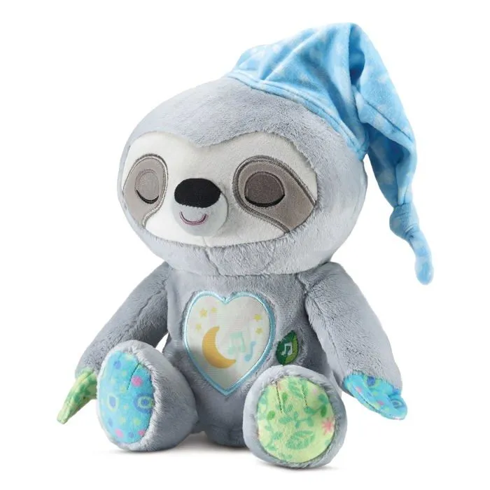 Peluche Vtech - 80-548222 - Baby - Nanas Paresseux pour Dormir | Peluche pour bebe +0 Mois | Version ESP | Couleur Grise-0