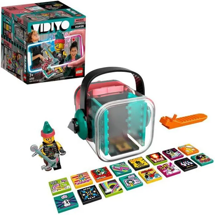 LEGO® 43103 VIDIYO™ Punk Pirate BeatBox Créateur de Clip Vidéo Musique, Jouet Musical, Appli Set de Réalité Augmentée avec Figurine-0