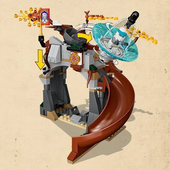 LEGO® 71764 Ninjago Le Centre D’Entraînement Ninja, Toupie Jouet Pour les Enfants Avec les Minifigures Zane & Jay-2