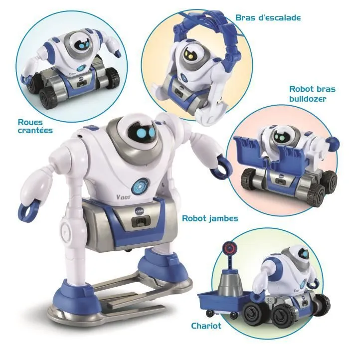 VTECH V-BOT EXPLORER, MON ROBOT 5 EN 1-4