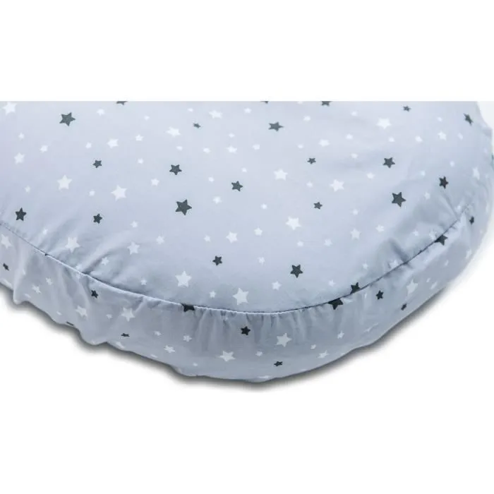 P'TIT LIT Charlotte pour coussin d'allaitement - Étoiles - Bleu-2