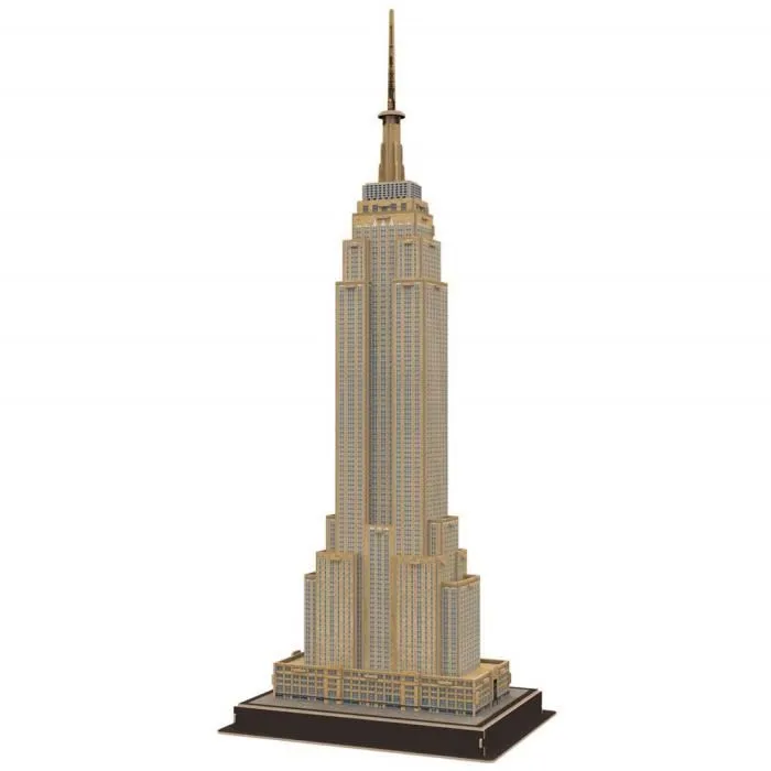 Puzzle 3D Empire State Building - CUBICFUN - 54 pièces - Architecture et monument-0