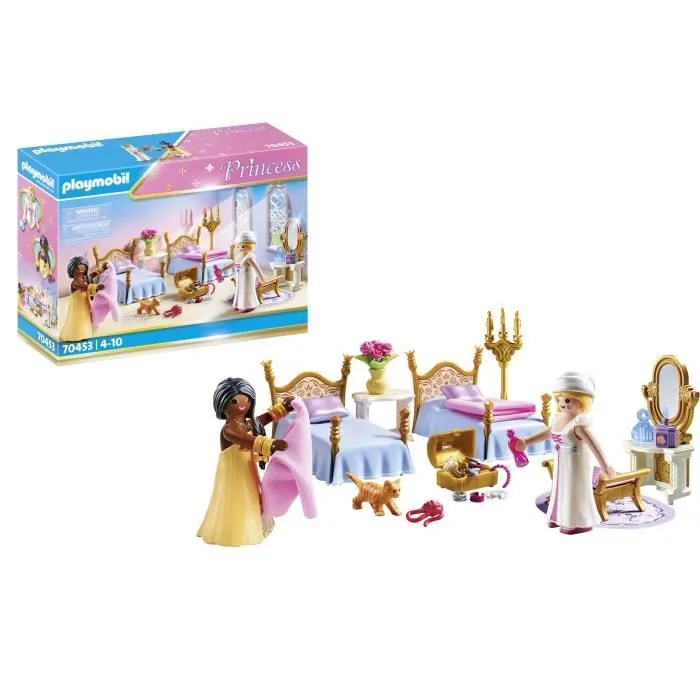 PLAYMOBIL 70453 Chambre princesse avec coiffeuse, Les princesses, 73 pièces, Dès 4 ans-0