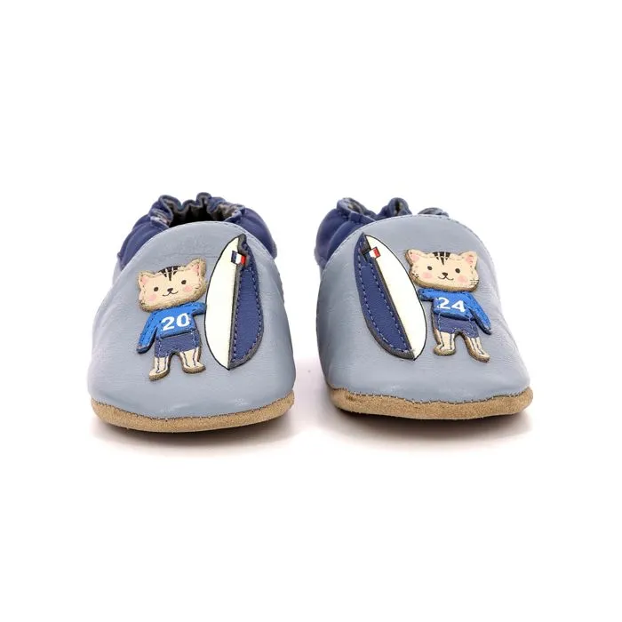 ROBEEZ Chaussons Surfing Boy Bleu-4