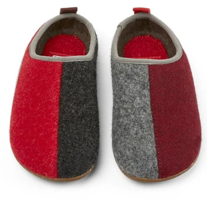 Chaussons bébé - CAMPER - Twins - laine naturelle - semelle caoutchouc - taille 25-1