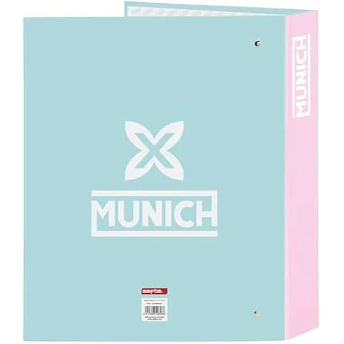 Classeur SAFTA Munich Heaven à 4 anneaux pour enfants - Bleu-1