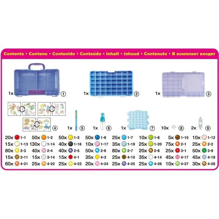 Aquabeads - La mallette d'expert - 1400 perles multicolores-4