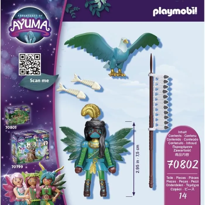 PLAYMOBIL - 70802 - AYUMA - Knight Fairy avec animal préféré - Adventures of Ayuma-2
