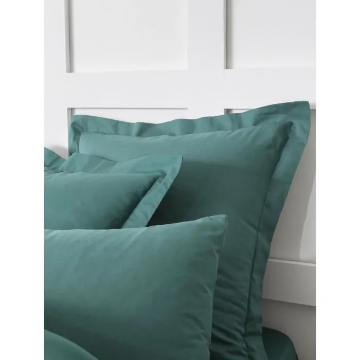 TODAY housse de couette 100% coton - 220x240 cm - Vert émeraude TODAY-2